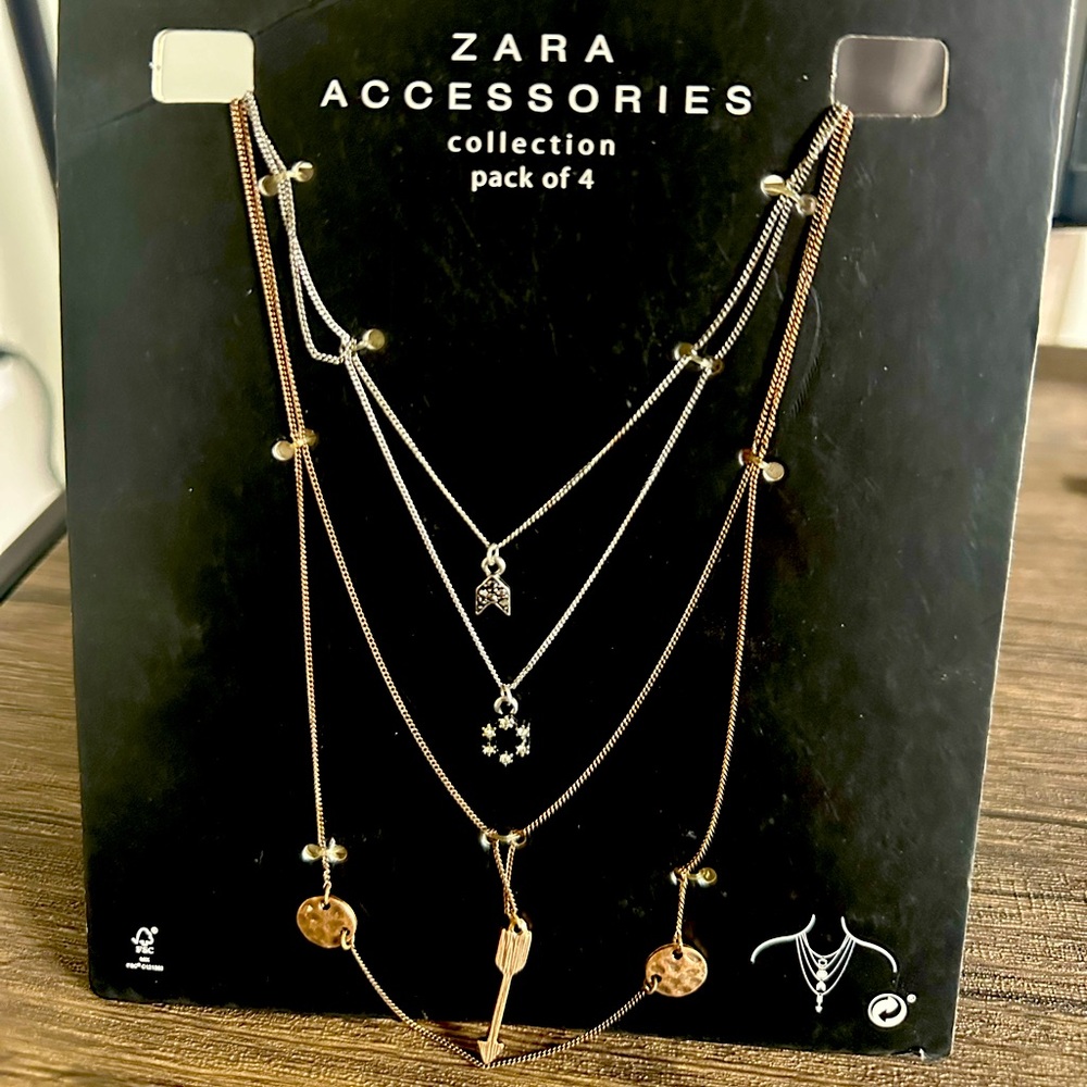 Zara Accessories Multi-Layer Necklace Set